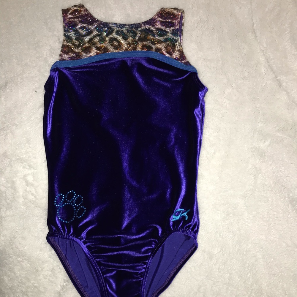 GK Elite Purple Leotard Adult Small